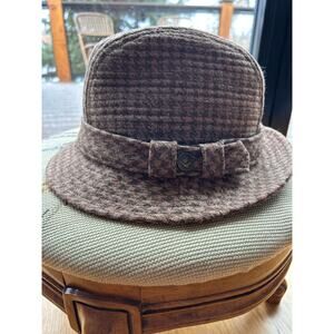 Trav’ler by Country Gentleman Wool Tweed Hat Size 7 – English Woven Fabric